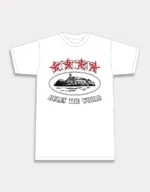 Corteiz 4 Starz Alcatraz T Shirt White (2)