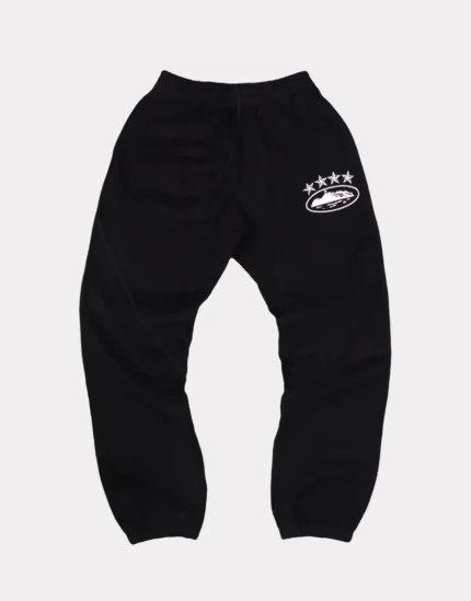 Corteiz 4Starz Alcatraz Sweatpants Black (2)