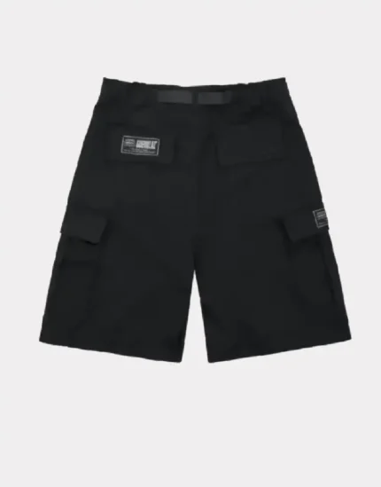 Corteiz Alcatraz Cargo Shorts Triple Black (1)