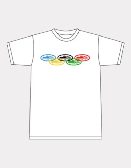 Corteiz Alcatraz Olympic T Shirt White (2)