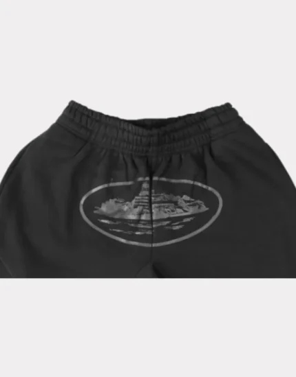 Corteiz Alcatraz Shorts Triple Black (1)