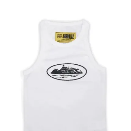 Corteiz Alcatraz Women Tank Top White 1