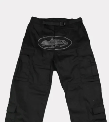 Corteiz Guerillaz Cargo Triple Black (1)