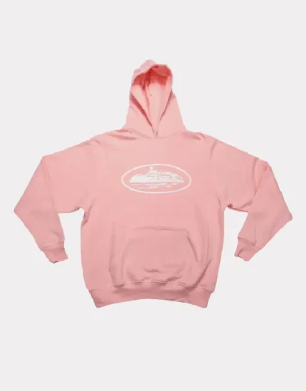 Corteiz Alcatraz Hoodie Baby Pink (1)