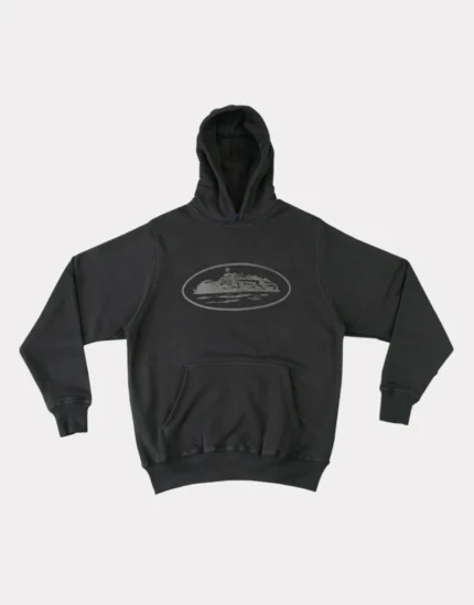 Corteiz Alcatraz Hoodie Black (2)