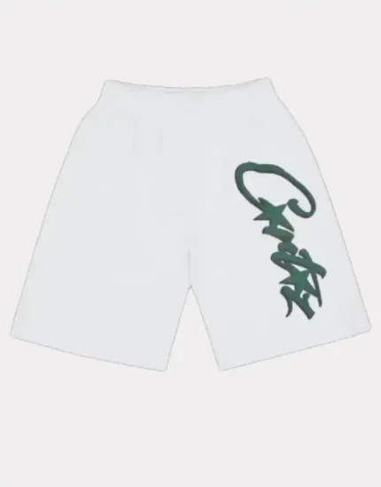 Corteiz Allstarz Shorts White Green (2)