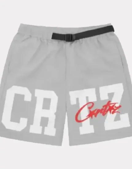 Corteiz Crtz Nylon Shorts Gray (1)