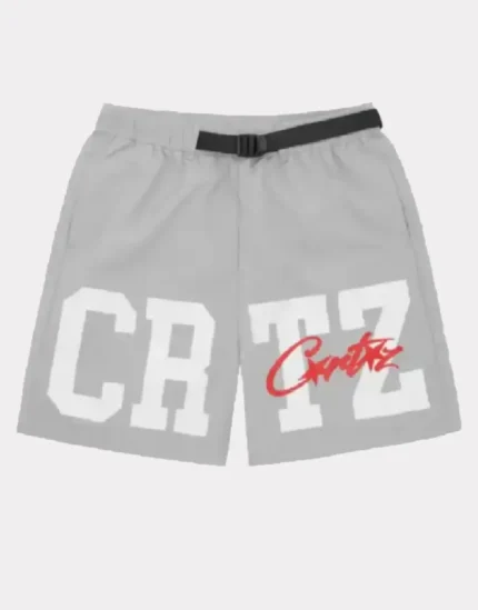 Corteiz Crtz Nylon Shorts Gray (2)