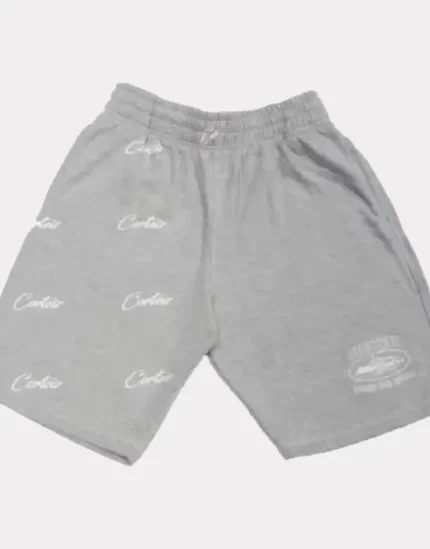 Corteiz Division ’20 Shorts Gray (1)