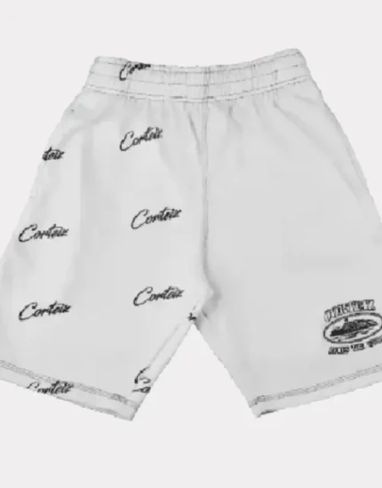 Corteiz Division ’20 Shorts White (1)