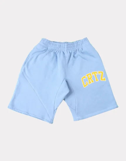 Corteiz Dropout Shorts Baby Blue (2)