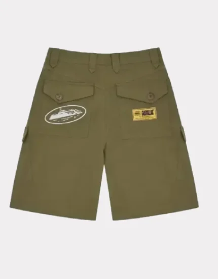 Corteiz Storm Cargo Shorts Khaki (1)