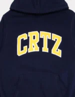 Crtz Dropout Hoodie Navy (1)